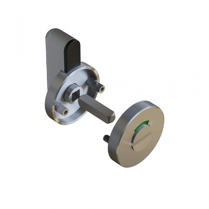WC EXTERNAL LOCK D.53 / INOX  CATCHES AND LATCHES